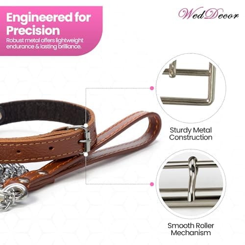 WedDecor Single Prong Metal Roller Buckle for Shoes, Belts, Handbags, Clothing Accessories, Webbing, Footwear, Luggage Bags, Leather Crafts, Silver, 45mm, 2pcs — view 4