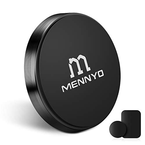 MENNYO Magnetic Phone Holder, Car Magnet Mount with Metal Plate Stick on Dashboard | Wall Magnet Sticker for iPhone 15/14/13/112/11/Xs/Xs/Max/8,Samsung,Huawei & Other Mobile Phones