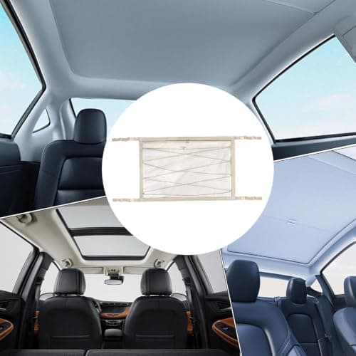 Car Ceiling Cargo Net Fine Mesh Adjustable Buckle Two-Way Zipper Netting — view 4