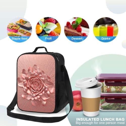 Lunch Bag for Women & Men Insulated Lunch Box Leakproof Cooler Tote Bags — view 4