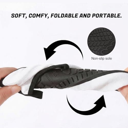 zoogobee Water Shoes for Women Men Quick Dry Non-Slip Barefoot Aqua Socks for Beach Surfing Yoga (White, Adult, Women, 5, Numeric, UK Footwear Size System, Medium) — view 5