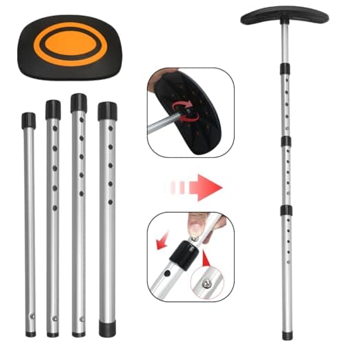 LOVACE Golf Travel Bag Support System, Golf Club Travel Protection Kit (Orange) — view 4