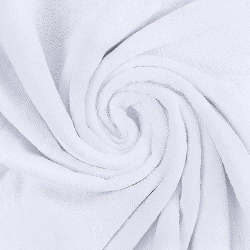 Utopia Towels Premium Bath Sheet, 90 x 180 cm, White, 2 Pack 100% Cotton — view 4