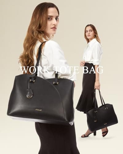 LOVEVOOK Tote Bags for Women, Large Ladies Laptop Handbags Work Bag — view 2