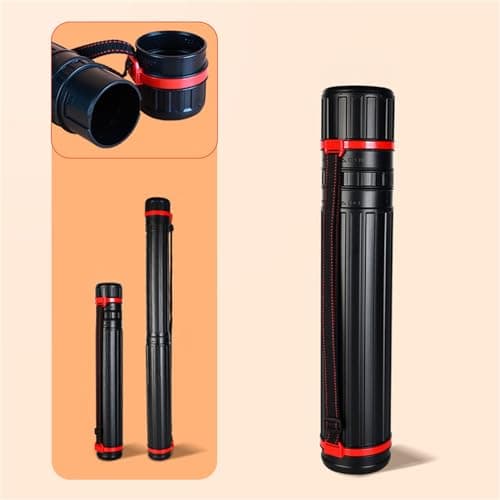 Telescopic Art Painting Travel Tube Expandable Poster and Document Storage Holder Case Tube Waterproof Telescopic Tube with Carrying Strap — view 6