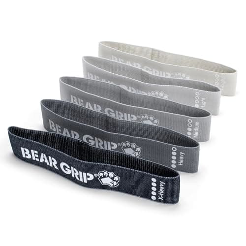 Bear Grip Resistance Bands - Fabric Elastic Bands | Mini/Grey Shade