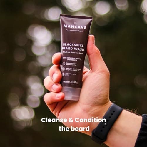 ManCave Blackspice Beard Wash 100ml for Men, Beard Wash — view 2