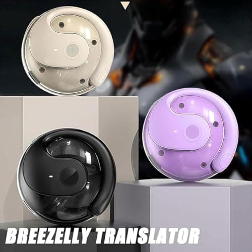 Delighteal AI Translation Earphones, AI Translation Wireless Ows Bluetooth5.4 Earphones, Translation Earbuds Real Time, Supports 146 Languages, Portable Translator Device (1 Pc Khaki) — view 6