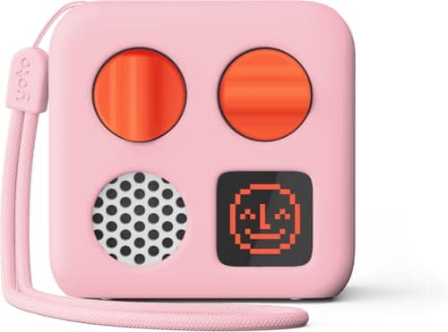 YOTO Mini (2024 Edition) + Adventure Jacket in Think Pink Bundle - All-in-1 Travel Device for Stories Music Podcast Radio White Noise Ok-to-wake Alarm Clock, Use as Speaker or with Headphones