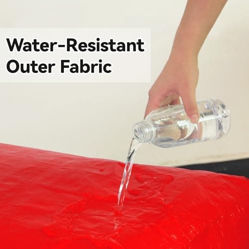 Foldable Storage Bag Red 280L Dustproof Waterproof Moving Bag — view 3