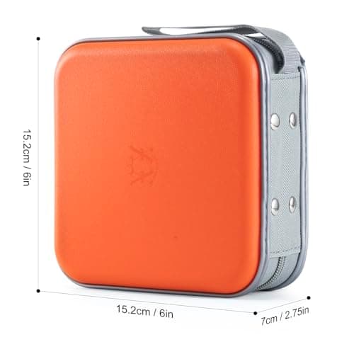 alavisxf xx CD Case, 48 Capacity Hard Plastic Portable CD Organizer Holder — view 2