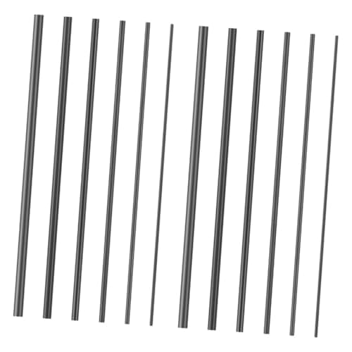 BCOATH 12pcs Carbon Fiber Fishing Rod Repair Parts Two Piece Connection