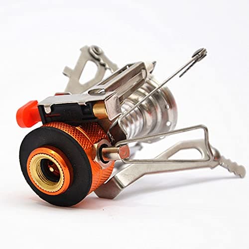 Tiardey Mini Folding Camping Stove Burner,Strong Firepower with Piezo Ignition,Stove for Outdoor Hiking Cooking — view 2