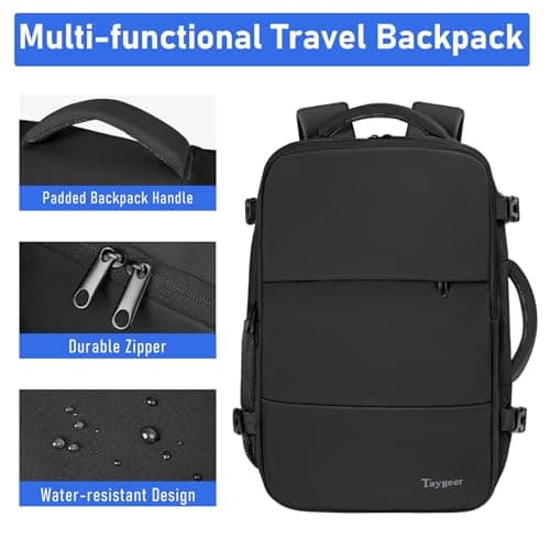 Taygeer Ryanair Cabin Bags 40x30x20 Underseat, Travel Backpack Cabin Size — view 6