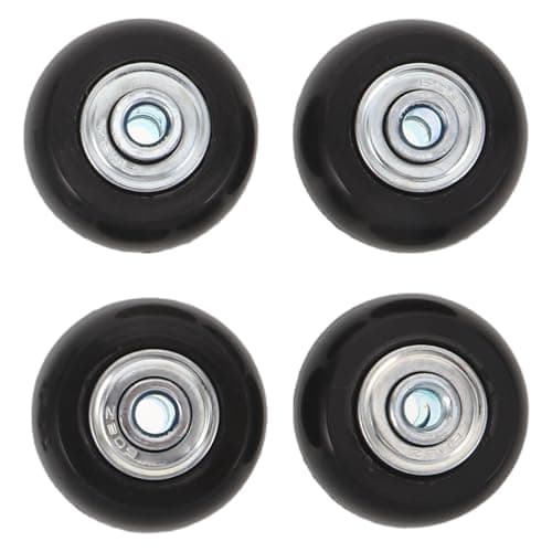 Suitcase Replacement Wheels PU Silent Caster Repair Kit for Luggage