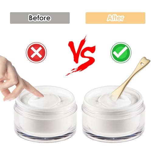 Sibba Face Spatula Lip Mask Applicator 3 PCS Skincare Makeup Spoons Small Facial Make Up Scoop Tool Mini Spoon Multi Skin Care Lotion Cream Stick Tiny Scoop Cosmetic Foundation Cosmetics Beauty — view 5