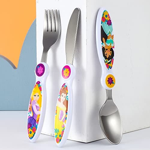 Disney Princess Kids 3 Piece Cutlery Set – Includes Knife, Fork and Spoon — view 5