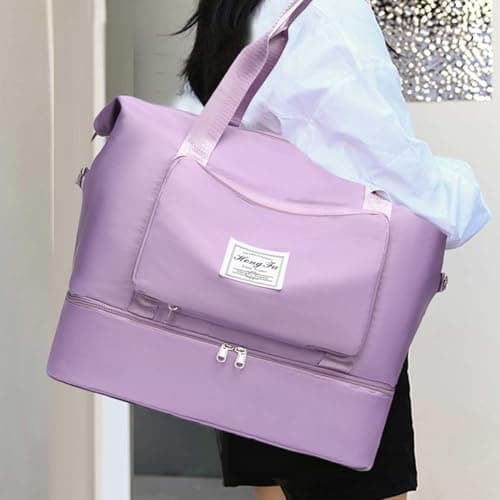Duffle Bag for Travel Foldable Organizer Bag, Reinforced Handle — view 2