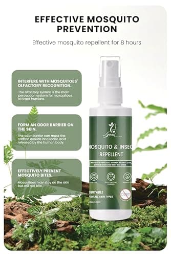Mosquito Repellent Spray – Plant-Based Ingredients, DEET-Free Formula, 100ml – Gentle and Skin-Safe Insect Repellent for Kids & Adults – Quick-Dry Bug Spray for Outdoor Use, Travel & Camping — view 4