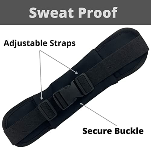 gr8ful® Running Belt for Phone/Water with Adjustable Buckle Strap for Men & Women | Zip Pockets Waist Water Resistant Fanny Pack for Sports, Hiking, Dog Walking, Travel & Outdoor Activities (Black) — view 6