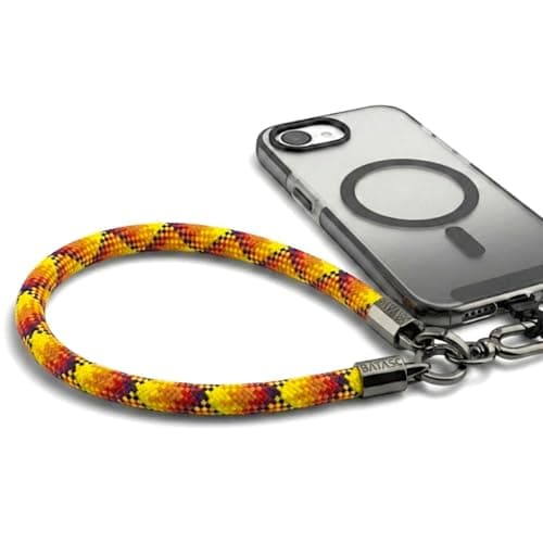 RATASK Orange Wrist Lanyard Strap, Chunky Universal Mobile Phone Strap, Durable 10mm Rope Lanyard for Camera, Keys, Everyday Carry, Phone Charm Accessory, (Orange) — view 3