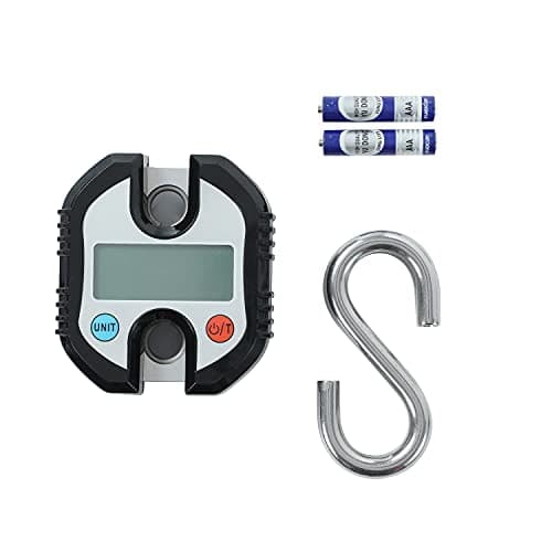TOYPWAY Digital Crane Scale, 150kg Loading Capacity, Double Accuracy Electronic Mini LCD Loop Hanging Luggage Fishing Scale, Heavy Duty Weight Balance with Tare Function 833211 — view 3