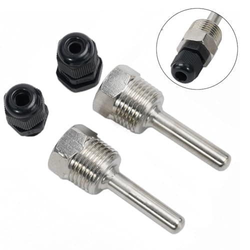 NbgrvB 2Pcs G 12"" Thermowell 2"" Thread Temperature Sensor, for — view 5
