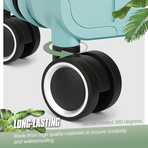 Vivikivi 2 Pcs Suitcase Wheels Replacement 55mm Luggage Wheels, LN-A39 — view 6