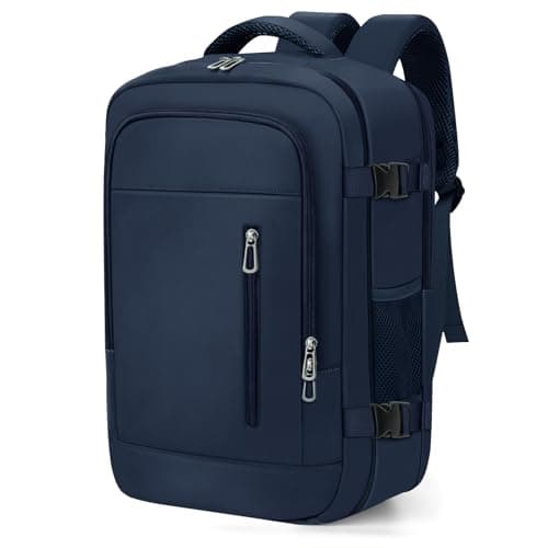 OTAHGK Cabin Bags 40×20×25 for Ryanair Underseat Carry-ons Travel Backpack Hand Luggage Bag Flight Rucksack Casual Daypack School Office Backpack Fit 14 Inch Laptop with USB Charging Port-Blue