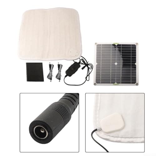 Waterproof Solar-Powered Pet Heating Mat with Electric Blanket Features and Adjustable Heat for Cold Weather Comfort — view 3