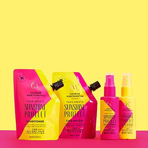 Charles Worthington Sunshine Protect Shampoo Takeaway, Travel Size, Moringa Seed Oil and UV filters, Salon Shampoo for Women for Sun Protection, 75ml — view 2