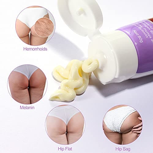 Butt Enhancement Cream, Natural Butt Lifting Plumping Firming Cream with Collagen Boosters, Reduce Cellulite & Sagging Hips, Moisturising Body Cream for Fuller Peachy Buttocks Hip Skin — view 2