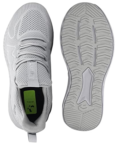 Feethit Trainers Mens Mesh Walking Sneakers Lightweight Casual Gym Grey 9.5 — view 6
