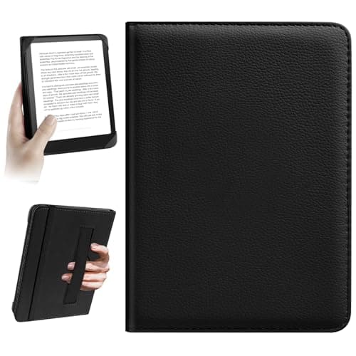HoYiXi Universal Case for 6 inch Kindle eReader Compatible with Paperwhite(2025/2018)/PocketBook and Tolino/Kobo Clara HD,6" eReader Protective Case Cover Elastic rope,