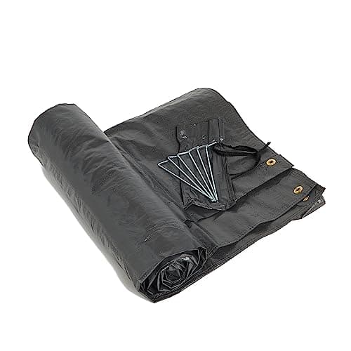 Hi-Gear Hampton 4 Person Tent Footprint, Prolongs the Life of your Tent, Groundsheet Protector, Tent Accessories, Festival Essentials, Camping Accessories, Camping Equipment, Grey, Black, One Size