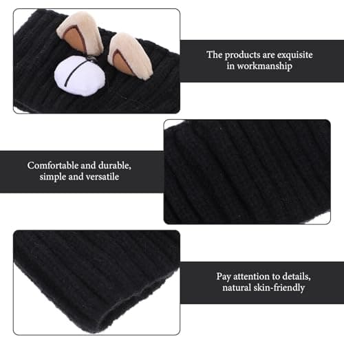 ULTECHNOVO Girl Knitting Headband Warm Headband Comfortable Windproof Elegant Lightweight Fashionable Hair Accessory for Autumn and Winter Travels to Family and Friends — view 3