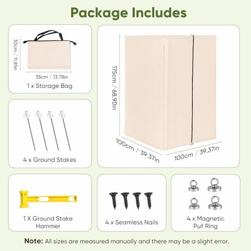 Yapasopu Car Tailgate Shower Tent, Outdoor Changing Room, 210D Hanging Privacy Curtain, Portable Waterproof Privacy Tent, Suitable for Camping, Beach, Travel, Boat Tent — view 2