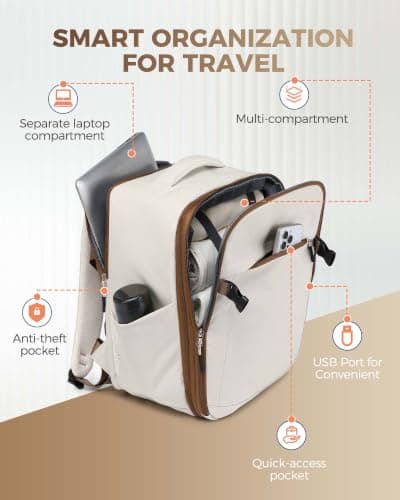 Xkdoai New Expandable for Ryanair Cabin Bags 40x30x20 to 40x30x25 Apricot — view 3