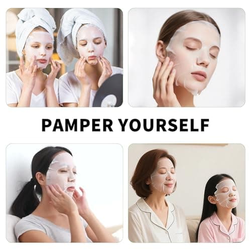 12 Pack Face Masks Skincare, Sheet Face Masks Spa Gifts for Teens Girls Women, Hydrating Face Sheet Mask, Beauty Face Mask Set Gifts for Kids Teens Girls Birthday Sleepovers Pamper Party — view 5