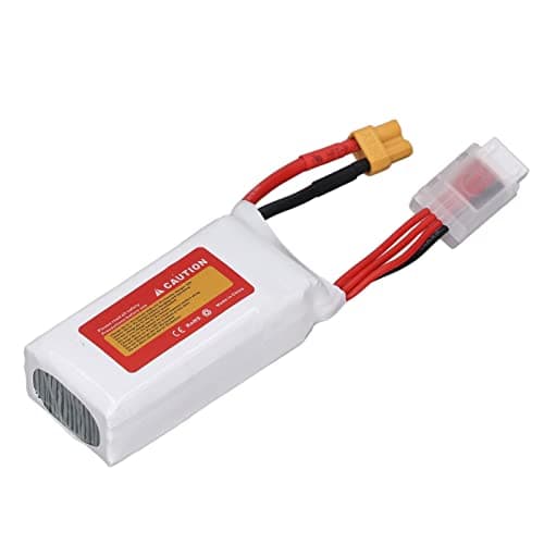 SUNGOOYUE RC Lipo Battery, High Rate Discharge 3S 1P 95C 750mAh 11.1V Li Poly Battery Pack with XT30 Plug Remote & App Controlled Vehicle Batteries for QAV250 H210 Quadcopter — view 2