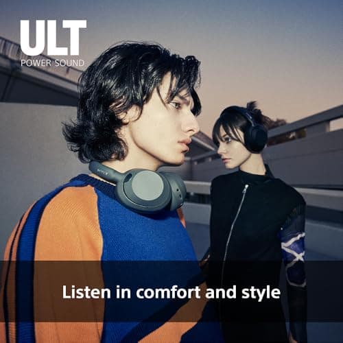 Sony ULT WEAR - Wireless Noise Cancelling Headphones, ULT POWER SOUND, Ultimate Deep Bass, Same Processor as WH-1000XM5, Clear Calls, 30hr Battery, IOS & Android - Forest Gray — view 6