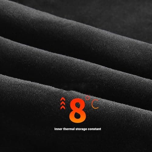 Men's USB Heated Thermal Underwear Set with 11 Heating Zones, Intelligent Temperature Control, Winter Base Layer for Outdoor Sports and Cold Weather (Black, L) — view 4