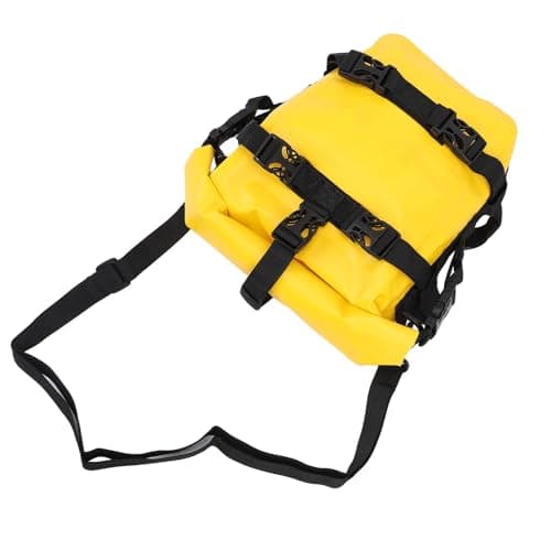 Sonew Motorcycle Saddle Bag with -Slip Design & Large Capacity Storage for and Street Bikes Orange (Yellow)