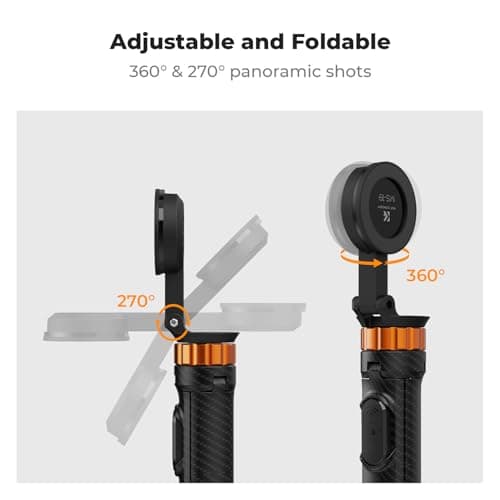 K&F CONCEPT 162cm/63'' Tripod for iPhone with Remote Control - Black — view 3