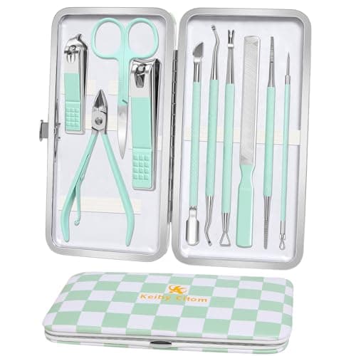 Manicure Set 10pcs Professional Nail Clippers Kit Pedicure Care Tools