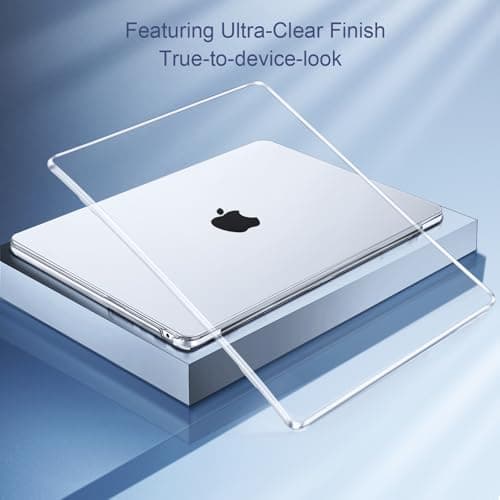 MOSISO Compatible with MacBook Air 15 inch Case 2026, Crystal Clear — view 3