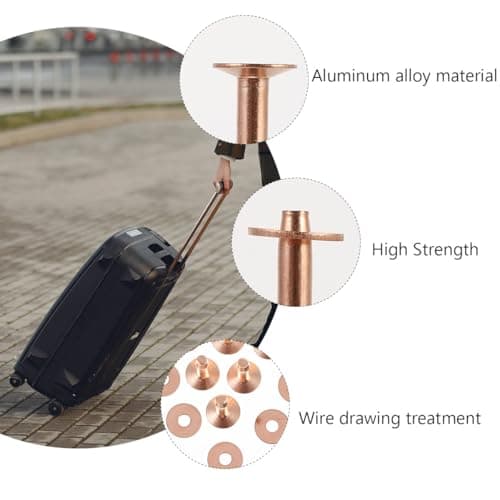 DIY Leather Rivets Kit 10 Sets Alloy Tubular Rivets for Luggage — view 4
