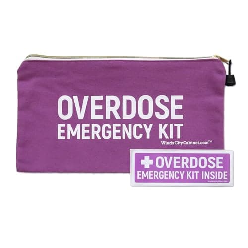 Windy City Cabinet | OD Emergency Kit Canvas Pouch | High Visibility Bag for Emergency Supplies (OD Kit Not Included)