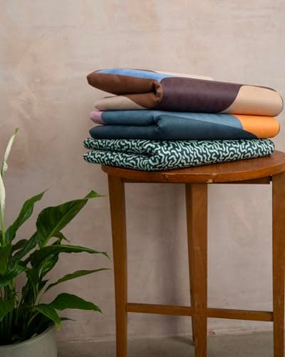 Downward Frog Travel Yoga Mat Lightweight Foldable – Printed Pilates Mat for Women, Colourful Patterned Hot Yoga Mat – Eco Natural Rubber Mat for Bikram, Fitness & Meditation – Splobby 2mm — view 2