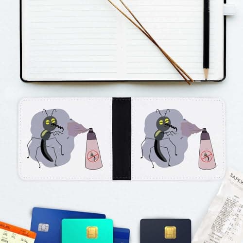 Azeeda 'Bug with Spray' Slim Wallet/Cardholder (WL00029677) — view 5